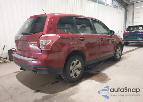 2014 Subaru Forester 2.5I z USA, uszkodzony, nr VIN JF2SJAAC1EG435629